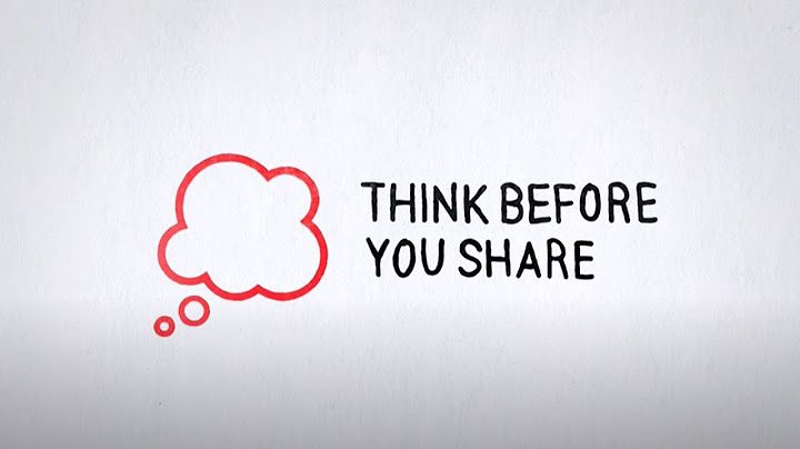 Tip 1: Think Before You Share