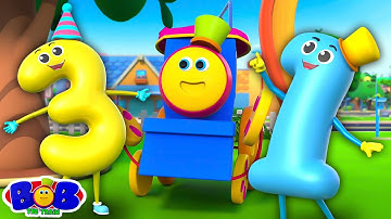 أغنية الأرقام, تعلم العد من 1 إلى 10 + المزيد من أغاني الأطفال باللغة العربية - Bob the Train