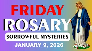 Download Lagu Rosary Today Friday 1/9/2026 ❤️ Sorrowful Mysteries of the Rosary —Holy Rosary Today Virtual MP3