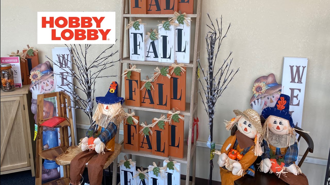 Shop with me: HOBBY LOBBY has SOOO Many Fall ITEMS!!!