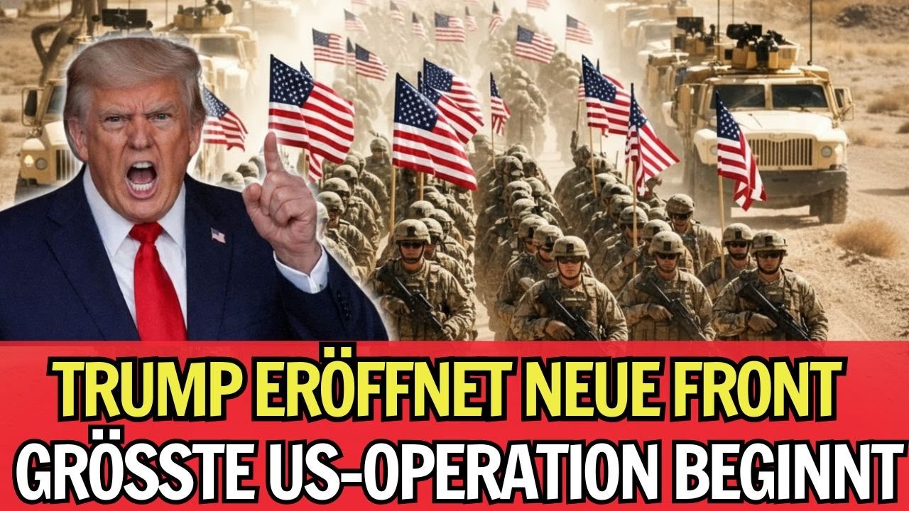Trump zündet neue Front – größte US-Operation der Geschichte hat begonnen