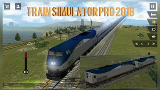 Train Simulator PRO 2018 - Gameplay & Review: GE Genesis Double Heading & Amfleet Cars screenshot 3