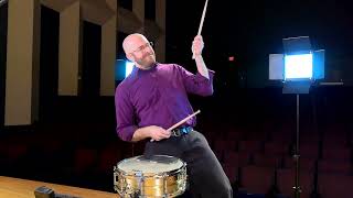Obbligato Snare Drum Music No. 1 Power Of Love By Thomas Kotcheff. Dr. Brad Meyer, Performer
