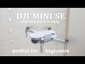 unboxing DJI mini SE fly more combo 🛫 first trial flight at home and outside 🌷