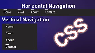 Navigation(Horizontal Navbar, Vertical Navbar,Fixed Navbar) | Web Development | The Quick Code