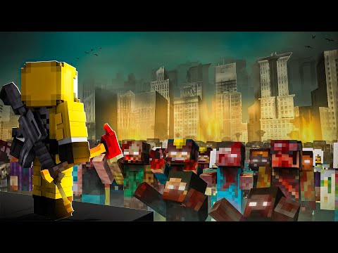 The Only Way To Survive This Minecraft Zombie Apocalypse 