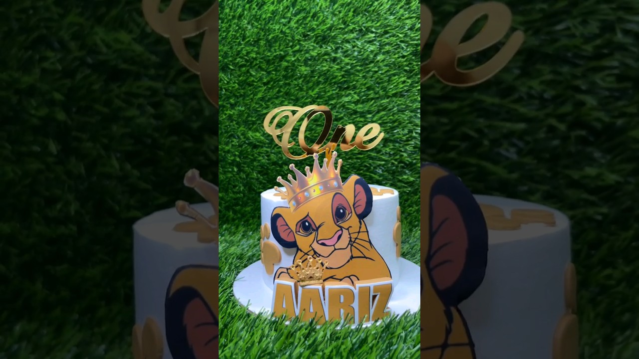 Lion King theme Cake @ReshamCakes #lionking #simba #cakes