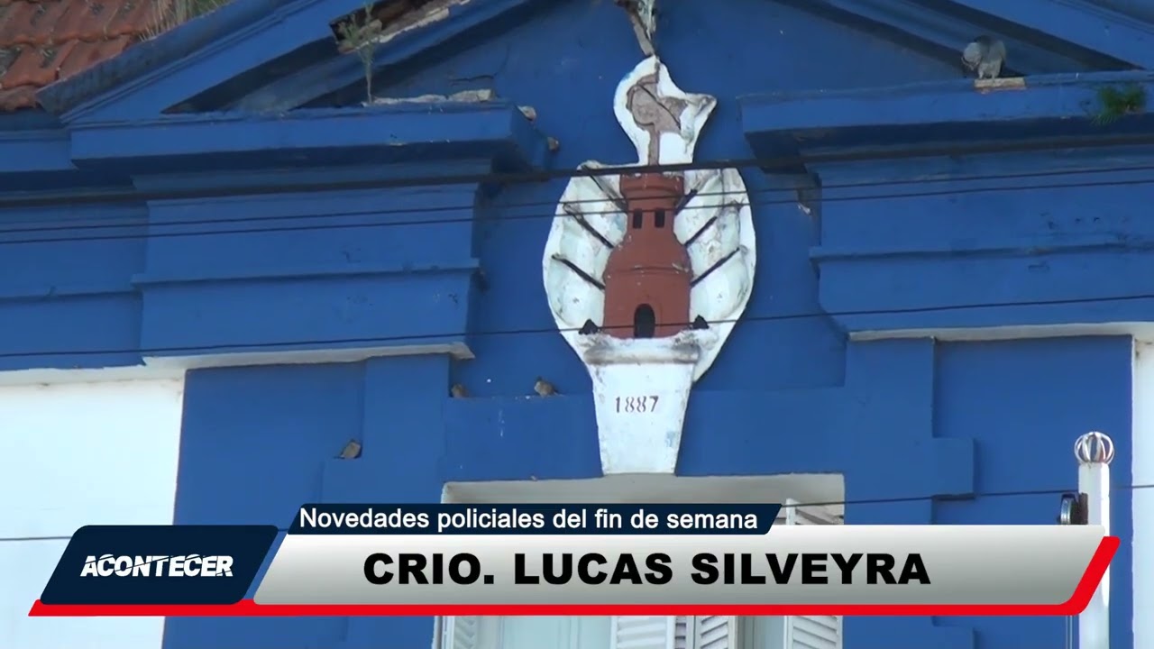 Marcos Juáez: Novedades policiales del fin de semana