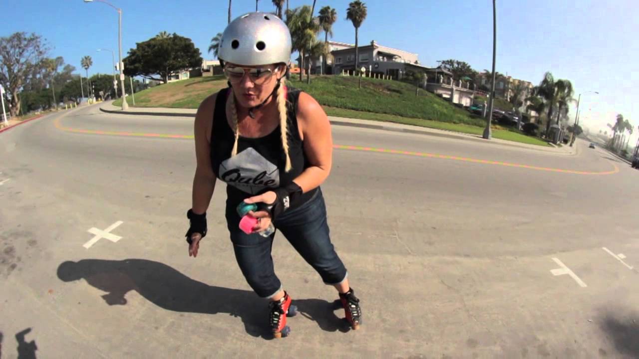 Rollerskating Tutorial: How to Rollerskate Downhill.