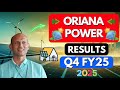 Oriana Power Ltd Q4 Results 2025⚡♻️🔥 Oriana Power share✔️