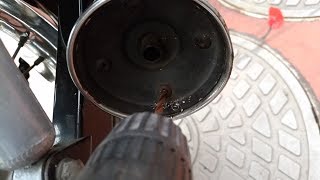Cbx125カスタムの純正マフラーを ドリルで穴をあけてみたw Youtube Cbx125カスタムの純正マフラーを ドリルで穴をあけてみたw Youtube