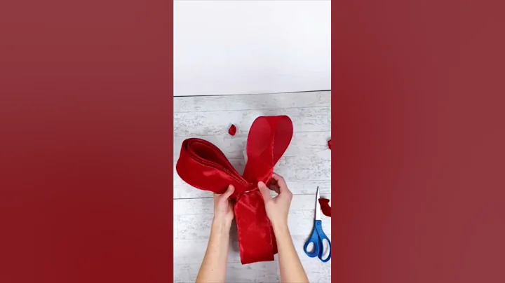 How to make a giant bow -- Easy!