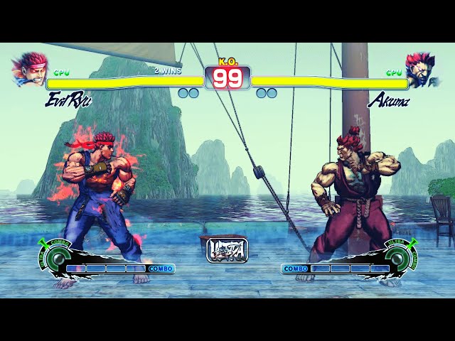 Ultra Street Fighter IV - Evil Ryu vs Akuma by WarGamesOfficial on