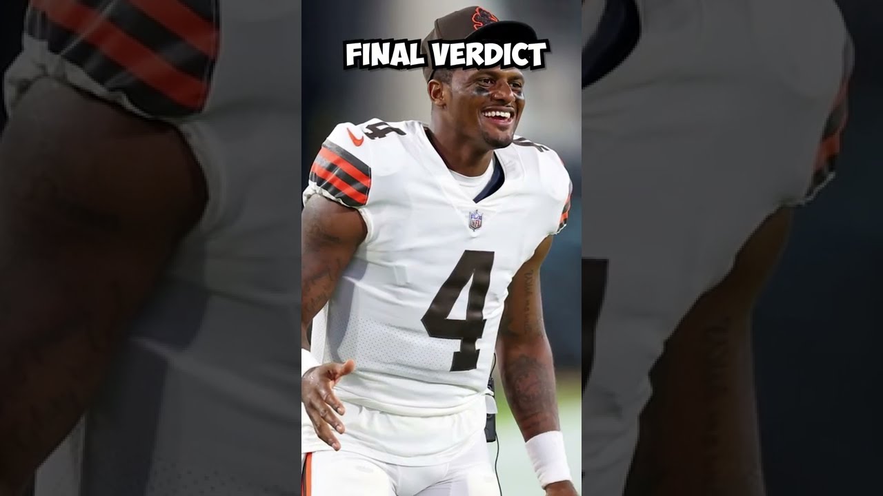DESHUAN WATSON'S VERDICT WAS ANNOUNCED...