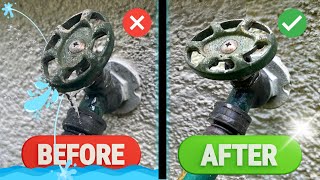 HOW TO FIX LEAKY SPIGOTS: Easy DIY Repair!