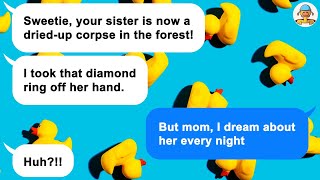 [Apple] Mom & sis had a party to celebrate stealing my diamond ring. What a couple of idiots!