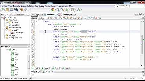 Java Servlet - Calculator Application