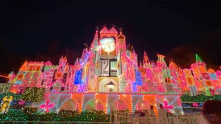 [4K] FULL "it's a small world" Holiday 2023 at Disneyland Park! - Christmas Seasonal Overlay