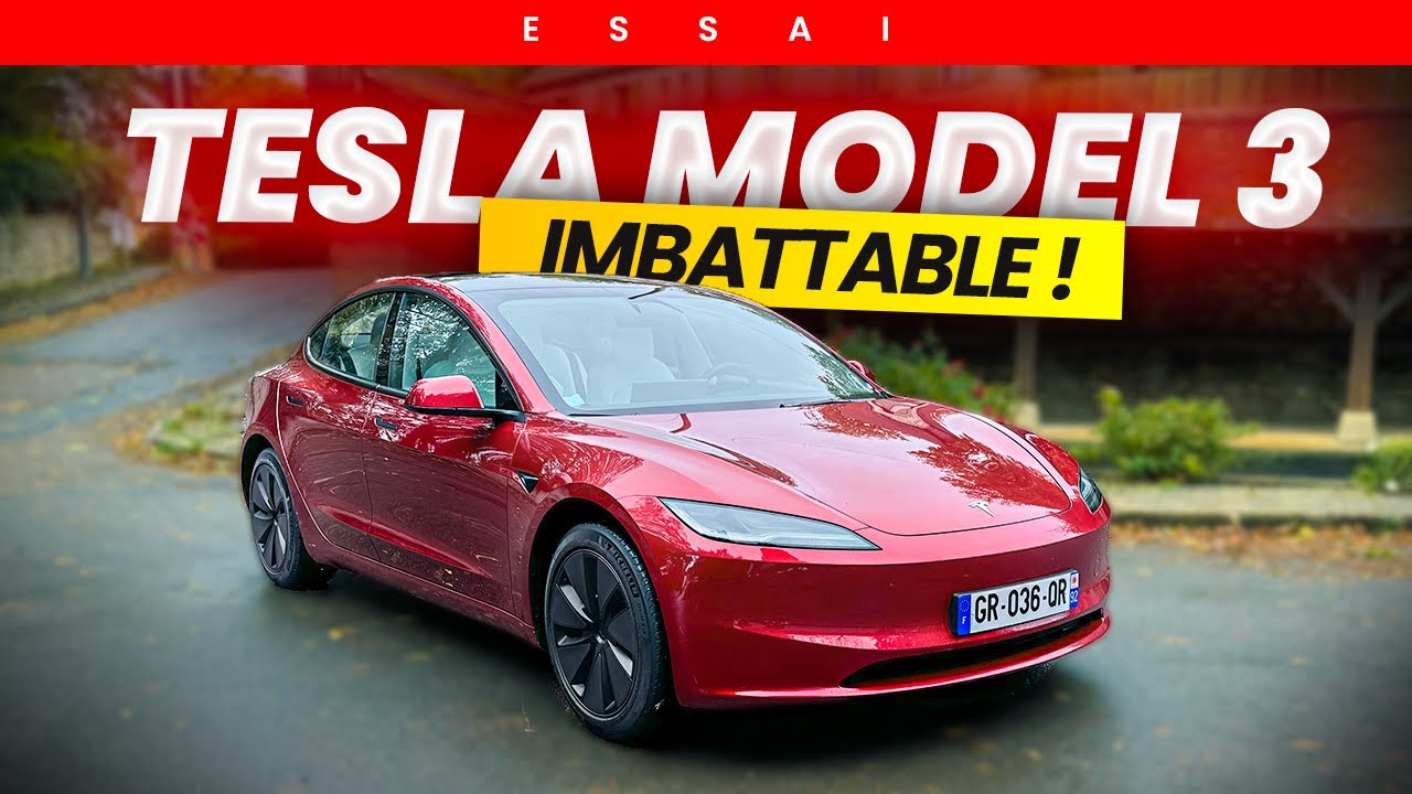 Essai Tesla Model 3 améliorée (2023). Le test vérité sur son autonomie