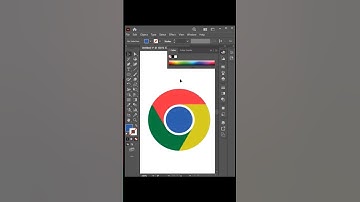 Google Chrome logo design in Adobe Illustrator #illustrator #tutorial #google
