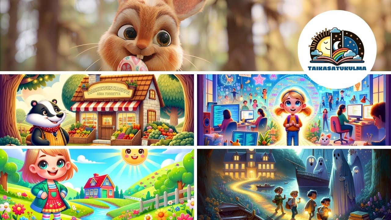 Iltasatukokoelma: Täydellinen päivä, Työpäivä, Pääsiäisseikkailu, Kummitusjahti & Ruokakauppiaana