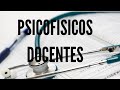 PSICOFISICOS DOCENTES MENDOZA