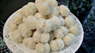 حلويات العيد  حلوى الريشبوند سهلة التحضير ولذيذة (كرات التلجBoules de neige)