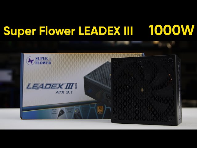Super Flower LEADEX III GOLD UP ATX 3.1 1000W Power Supply - LABS