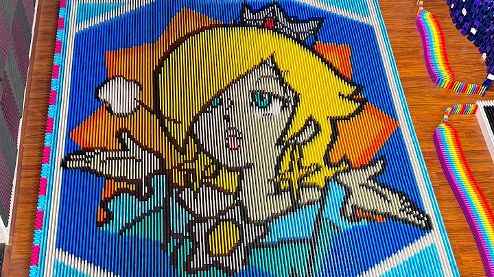 Rosalina - Super Mario in 24,631 Dominoes!