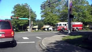 Snohomish County Fire District 7 Station 76 (Engine/Medic) Responding Code to a Call 07/05/2012