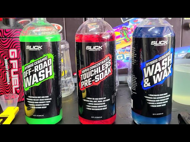 Slick Products Touchless & Hybrid Ceramic Shampoos: Ultimate Cleaning  Power! 