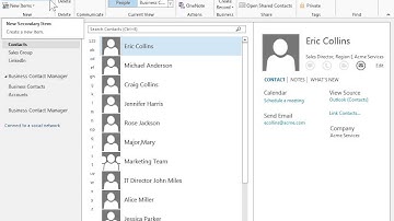 Outlook 2013 Add People to a Contact Group