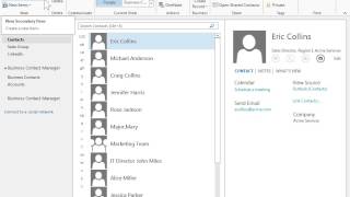 Outlook 2013 Add People to a Contact Group