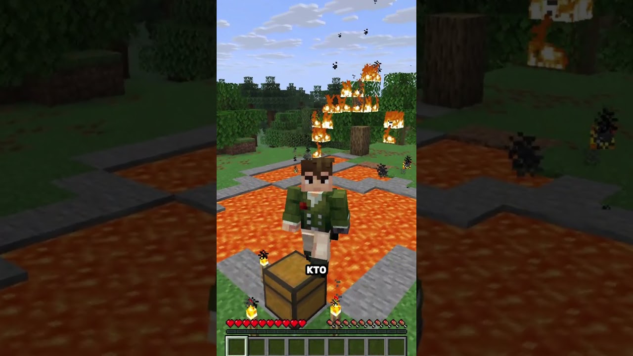 Стартовые палатки вместо сундуков  #minecraft #майнкрафт