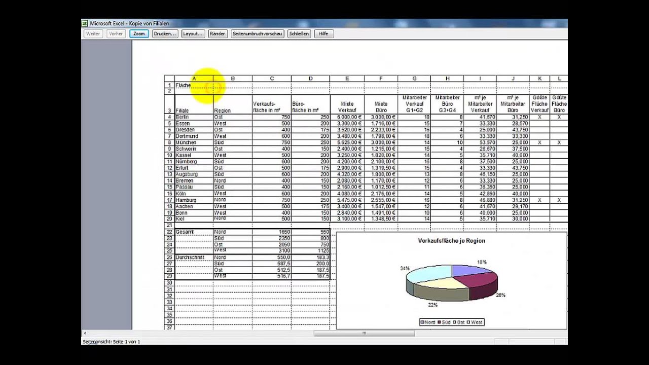 Excel Burokaufleute Ihk Prufung Bearbeitungshinweise Youtube