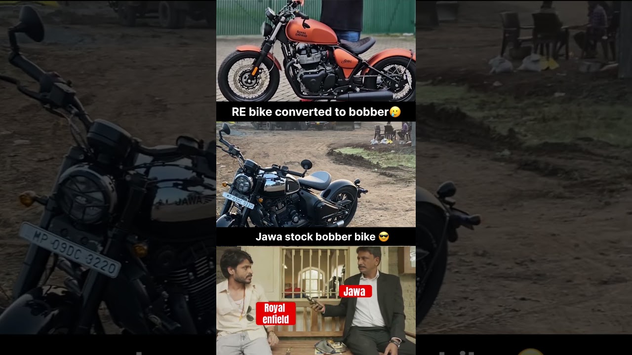 Jawa bobber vs royal enfield 😂 