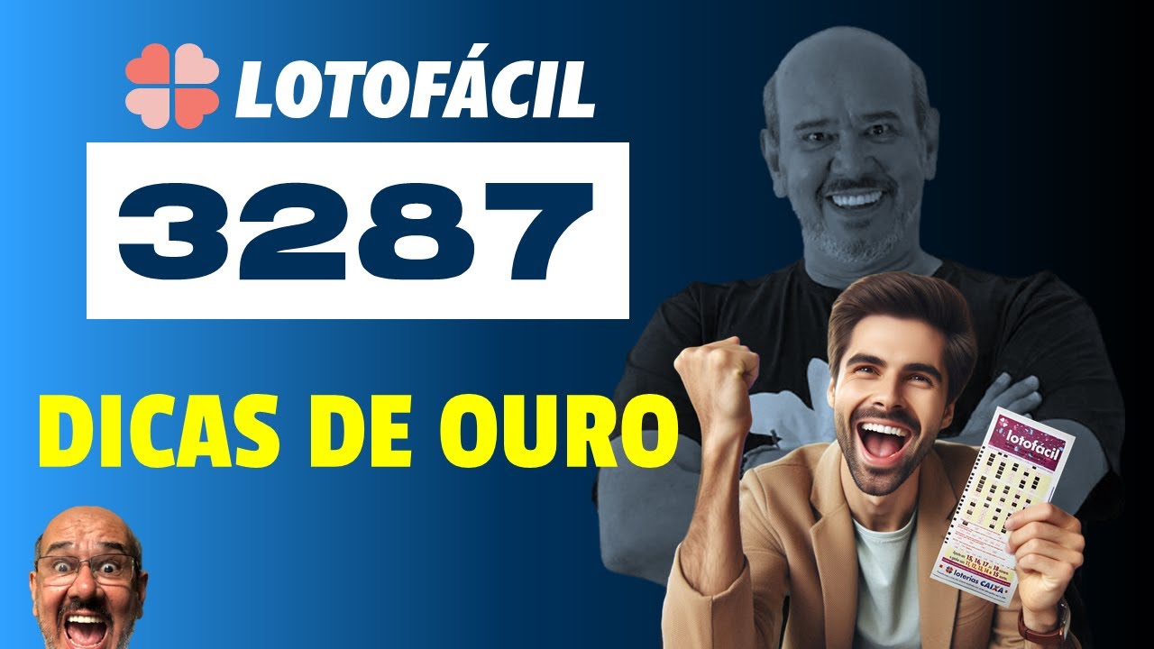 3287 LOTOFACIL HOJE DICAS PARA O CONCURSO 3287 - YouTube