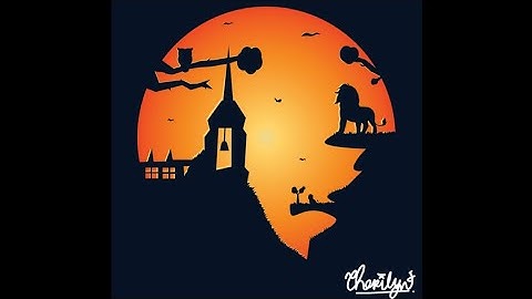 Sunset Silhouette Vector Art in Corel Draw X7 (Timelapse)