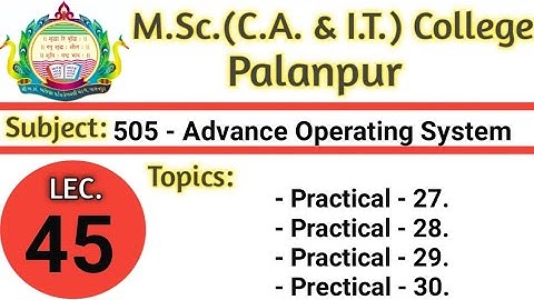 505 | L45 | AOS | Catching a Signal SIGUSR1 and SIGUSR2 Signal | Practical-27,28,29,30 | BY VGP