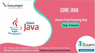 Core Java Basics Free Training  Day-04 Session