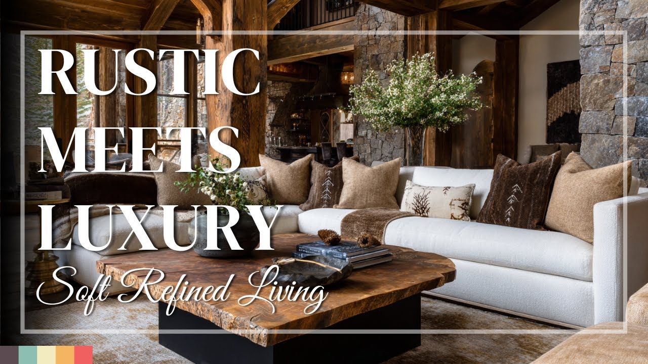 Rustic Interiors with a Polished Twist 🌾 Warm Decorating Ideas That Feel Quietly Opulent