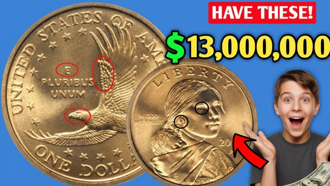 ULTRA RARE Gold Dollar Coin Worth Million of Dollars! Sacagawea Dollar Errors!