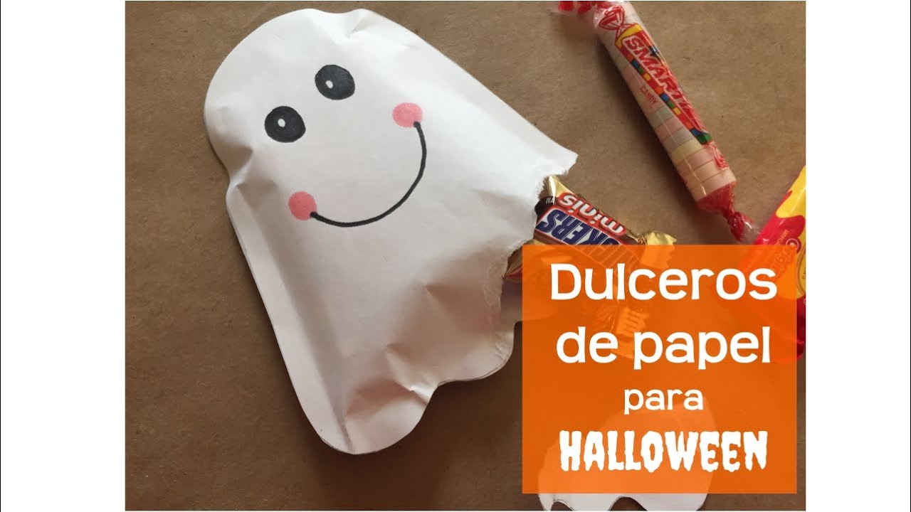 [DIY]  Cómo hacer dulceros de papel para Halloween