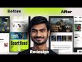 Website Redesign Transformation 🔥 | Before vs After UI/UX Makeover