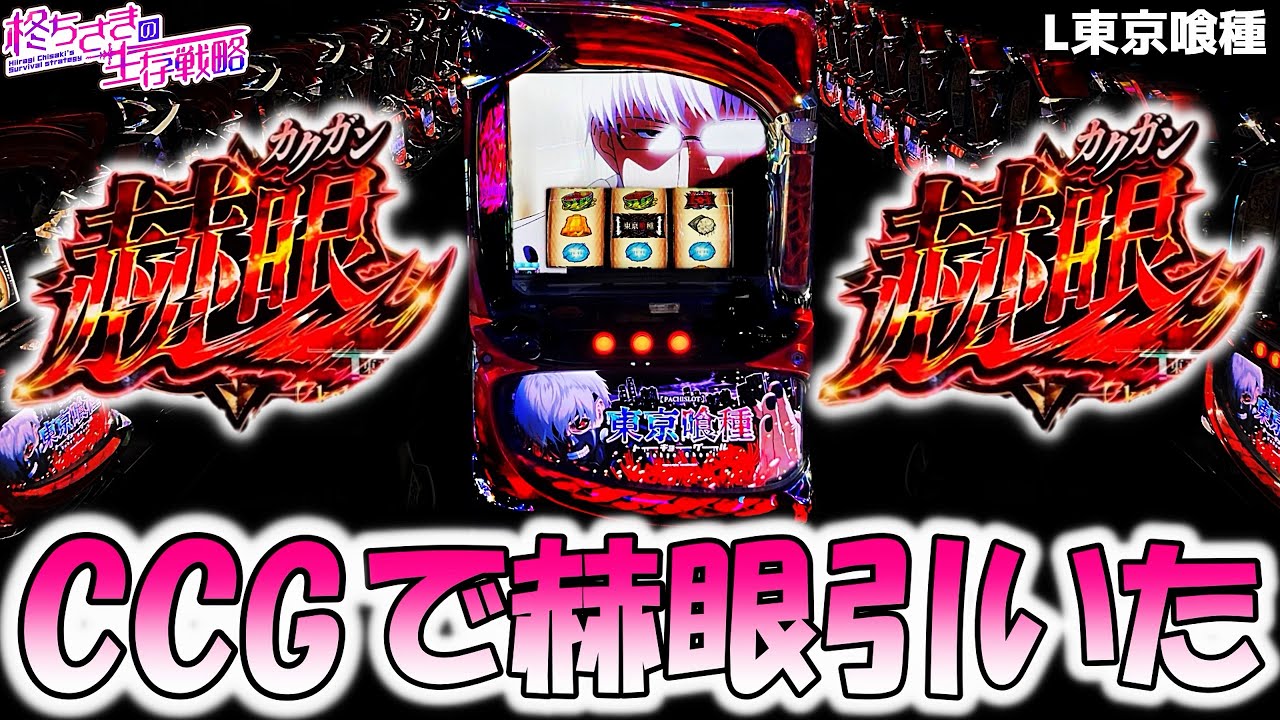 【東京喰種】CCGで赫眼引いた！？ 【東京喰種 スロット】【東京グール スロット】  [スマスロ][スロット]