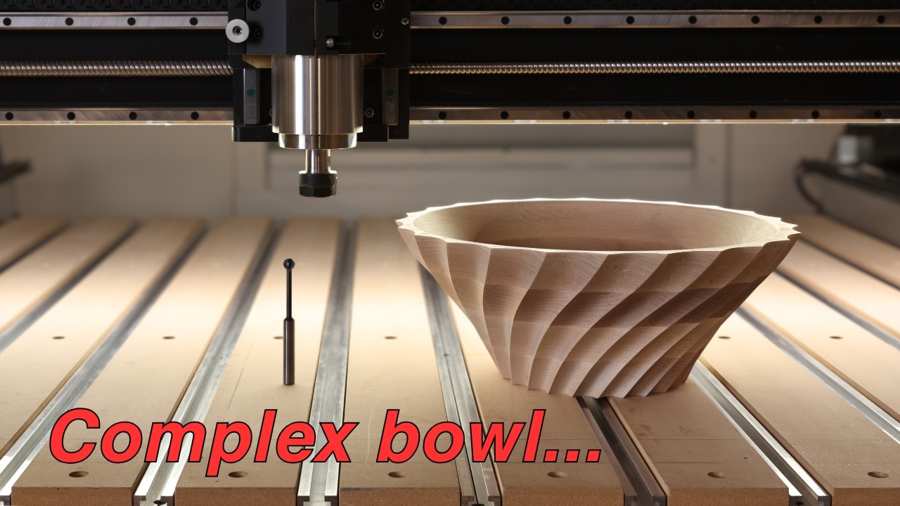 I Use an Undercut Endmill to Make a Fluted Wood Bowl