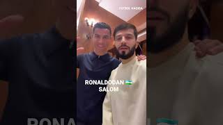 RONALDODAN O&#39;ZBEKISTONGA🇺🇿 SALOM👋🏼