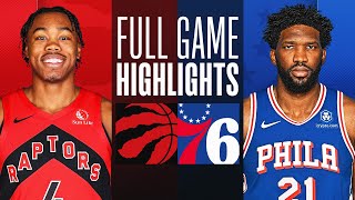 RAPTORS at 76ERS | FULL GAME HIGHLIGHTS | November 2, 2023