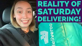 REALITY OF DELIVERING ON A SATURDAY ON UBER EATS & DELIVEROO!