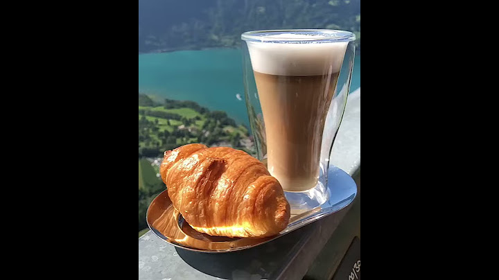 breakfast with a view Switzerland 😊☕☕☕🍫🍫🍬